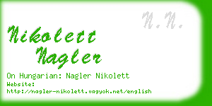 nikolett nagler business card